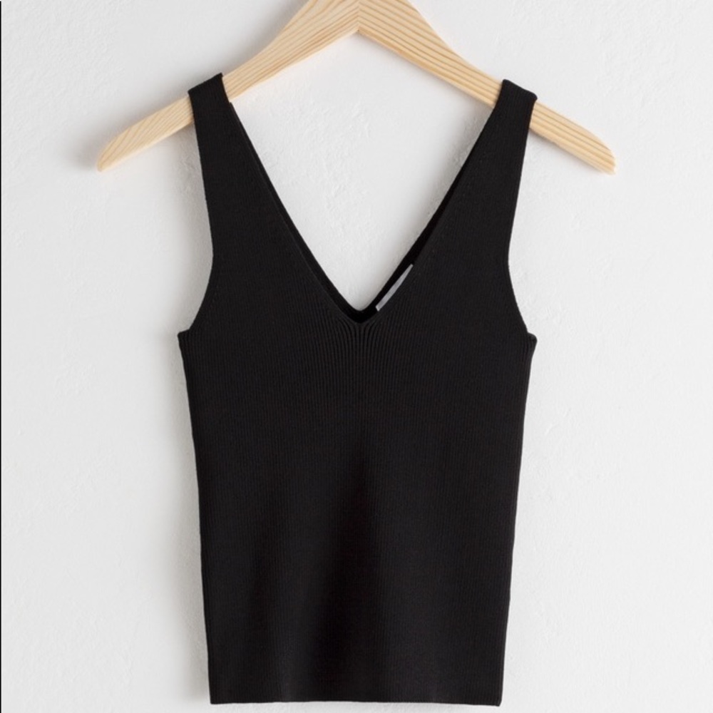 NWOT & Other Stories Stretch Rib Knit Tank Top